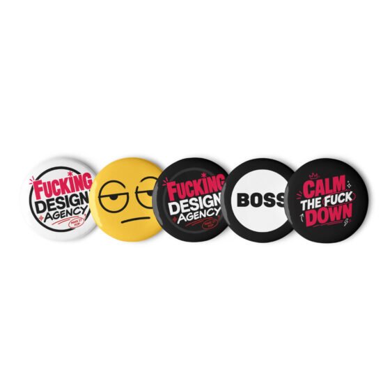 Fucking Design Agency Pin Set