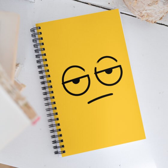 Meh Spiral notebook